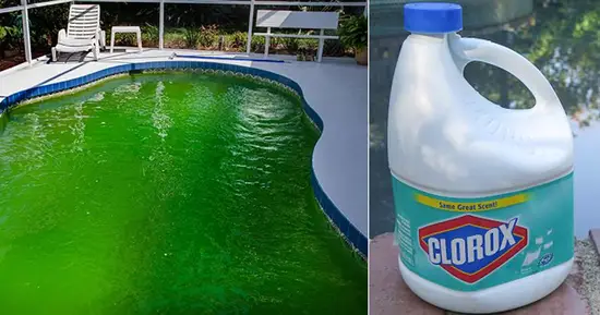 How to clean a green pool with bleach